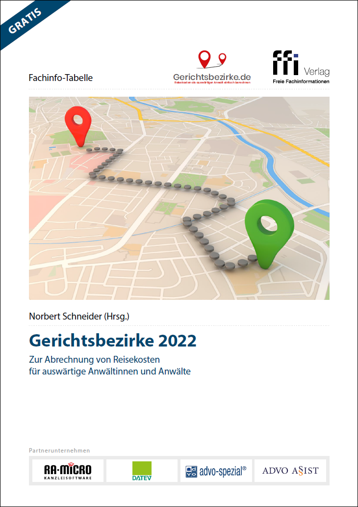 Gerichtsbezirke 2022